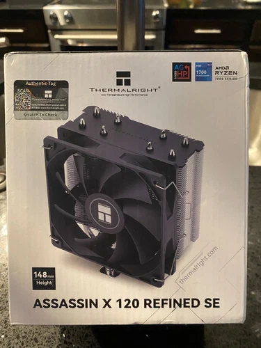 ASSASSIN X 120 Refined SE by Thermalight CPU Air Cooler FAN Open Box Never Used