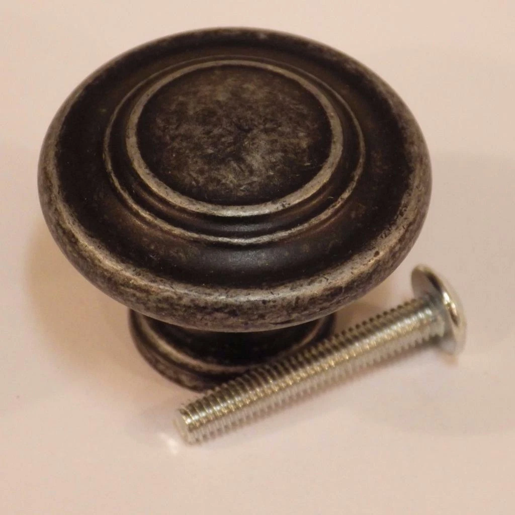 "castella" shaker fluted 34 mm antique black knob