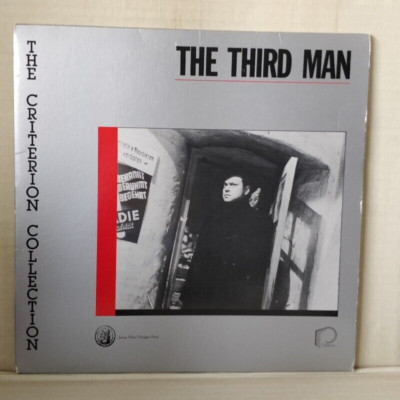 THE THIRD MAN Criterion Laserdisc Silver Jacket Edition. Criterion collection￼