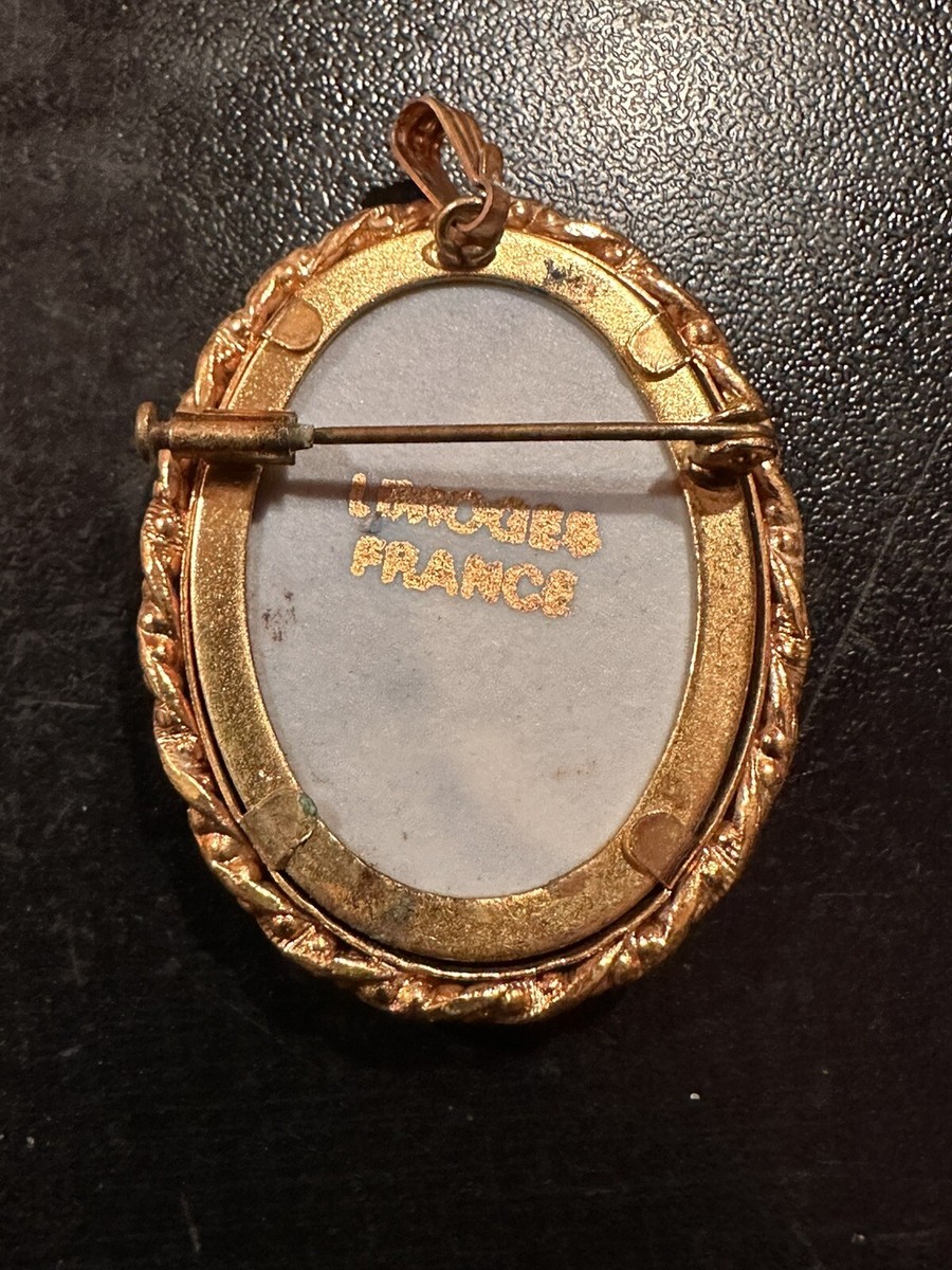 Broche Ancienne Limoges France À VENDRE! - FR
