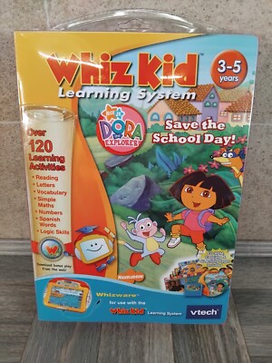 Vtech Whizz Kid Lernsystem Dora The Explorer Alter 3-5 brandneu und versiegelt