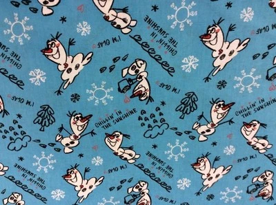 Disney's Frozen -sale- Olaf Sketch - by springs creative 100% Cotton - Patchwork