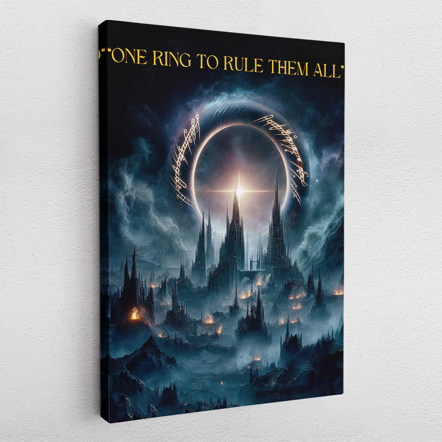 Leinwandbild Poster Acryl Glas Pop-Art Der Herr der Ringe Film Wandkunst Serie