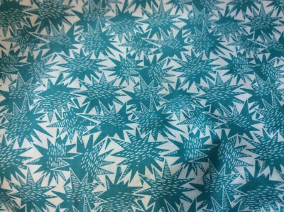 P&B TEXTILES - URBAN CLASSICS #985T -TURQUOISE STARS BY NANCY MAHONEY-- BTY