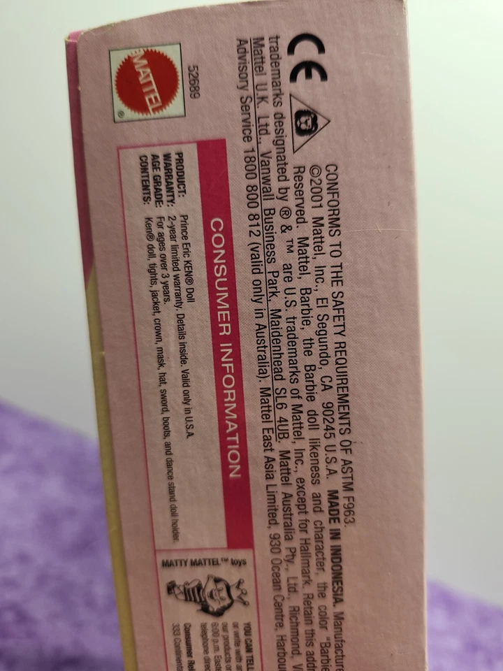 Barbie and Ken in the Nutcracker - Africian American - Mattel 2001 Damaged Box - Image 3 of 3