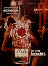 1969 FOUR ROSES WHISKEY VINTAGE PRINT AD