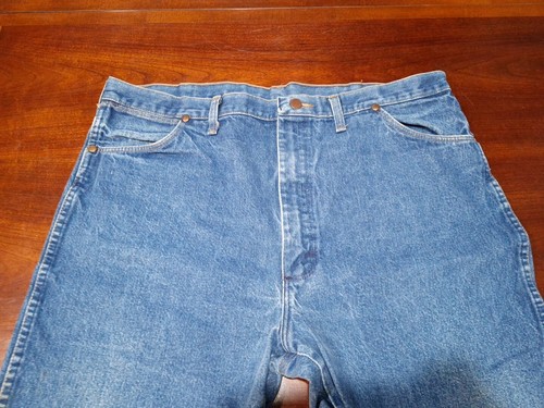 Jeans Uomo Classici Wrangler 13MWZ Blu 42x34 Made In USA - Foto 5 di 6