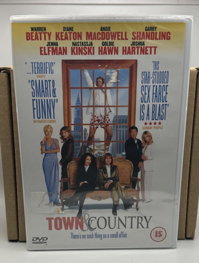 Town And Country DVD Warren Beatty, Diane Keaton Brand New & Sealed **Free P&P**