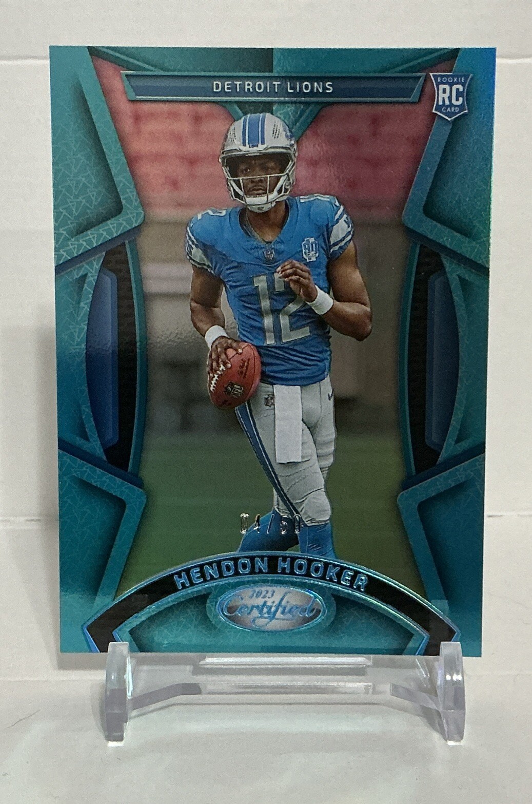 2023 Panini Certified - Rookies Mirror Teal #150 Hendon Hooker /50 (RC)