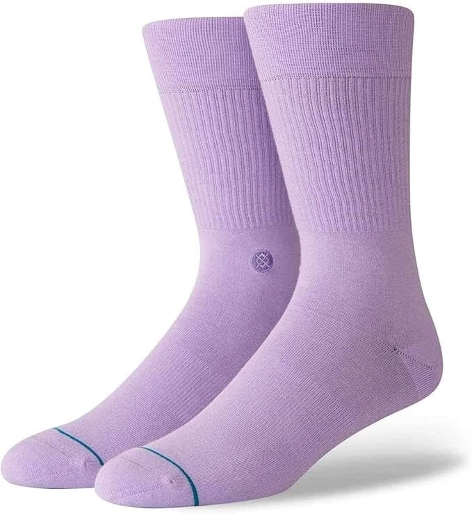 STANCE CLASSIC FASHION ICON CREW SOCK Men's Violet Purple Large 9-12 M546A18FAS - Image 2 of 3