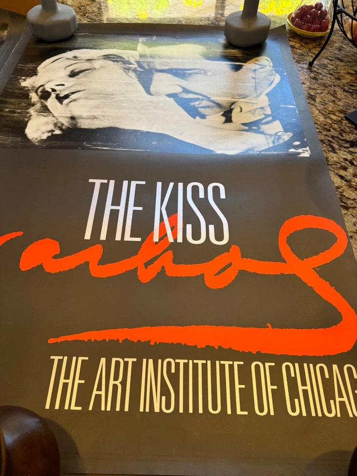 Andy Warhol Estate Vintage 1989 1st Edition Poster Dracula "The Kiss" - Image 4 of 4