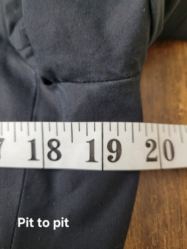 All Saints Mens Stafford Black Jacket Blazer 100% Cotton Size 38 - Picture 15 of 17