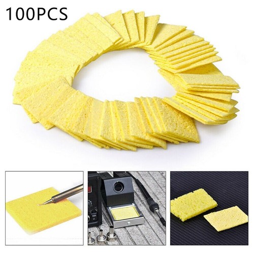 100/Equipment Solder Welding NewSoldering Iron Tip Sponge Cleaner