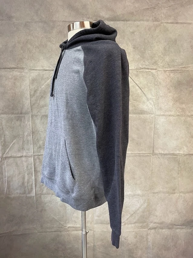 Мужской пуловер с капюшоном Tek Gear серый с длинным рукавом размер L - Изображение 2 из 4