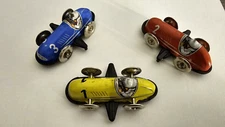 Technofix Vintage Tin Toy Rallye 66 Cars 1 , 2 & 3. Made In W. Germany.
