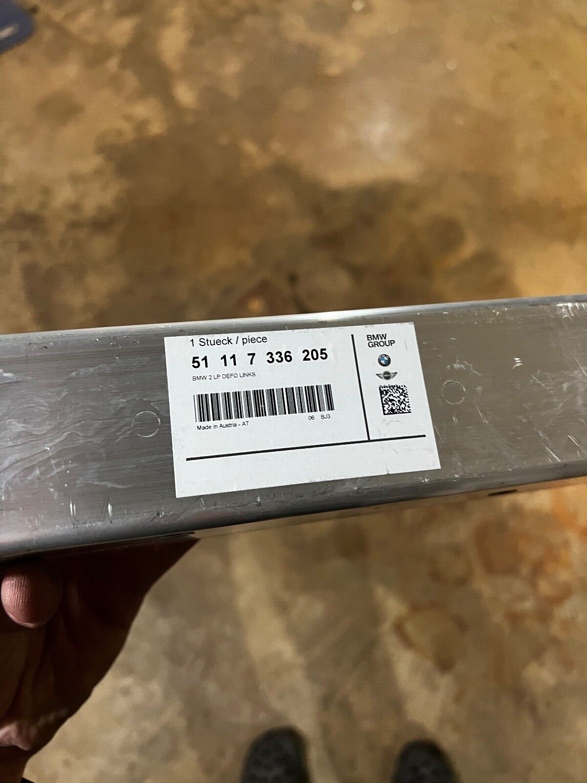Genuine BMW I8 Deformation Element Front Bottom Left 51117336205 NEW