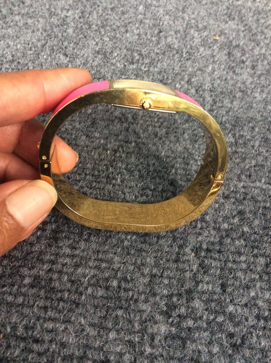 Beautiful Kate Spade New York Pink Enamel Gold Tone bracelet  display picture 3