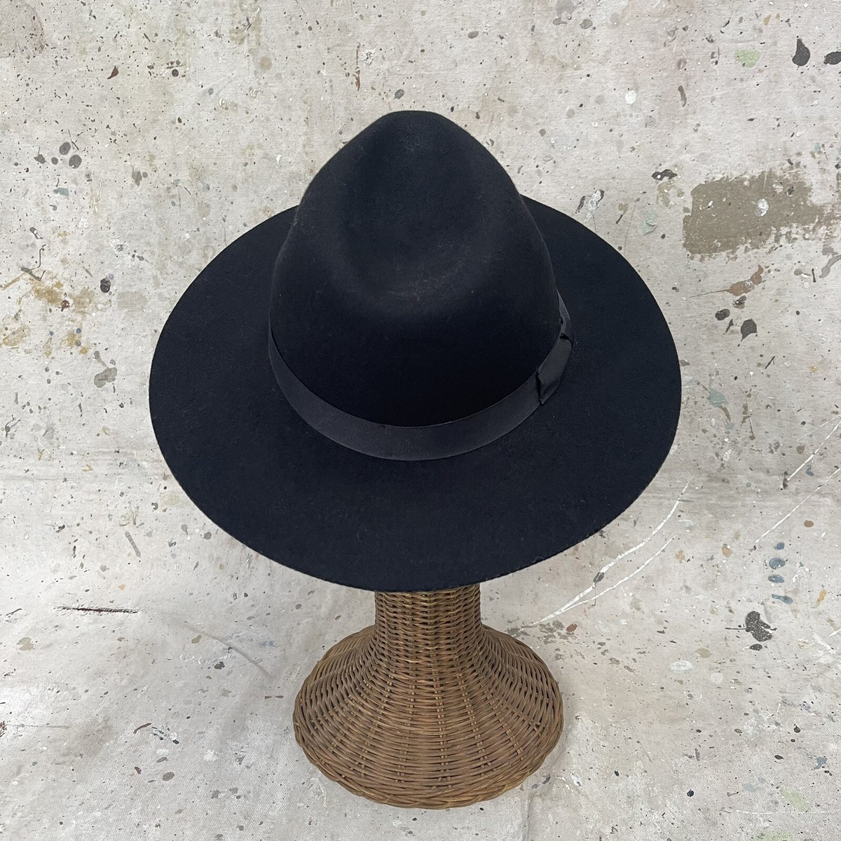Lack of Color Black Australian Wool Fedora Hat S NEW Lack of Color Black Wool Fedora Hat | 100% Australian Wool  main image 3