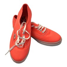 Vans Authentic Era Hot Pink Canvas Low Top Casual Shoes Womens Size 6.5