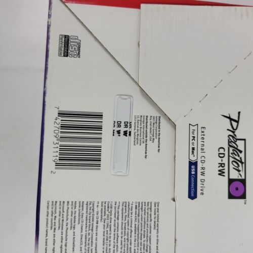 Iomega 31119 Predator 4x4x6 Lecteur CD-RW externe USB. 259 - Photo 6/6