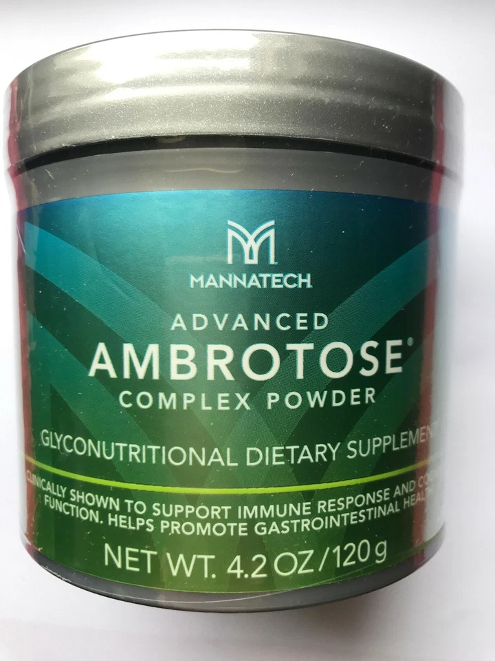 Mannatech Advanced Ambrotose Complex 120 g bote polvo suplemento inmunológico NUEVO Foto 2 de 4
