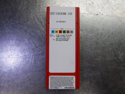 Sandvik Carbide Inserts QTY10 RCKT13 04 00-WM H10F (LOC943A)