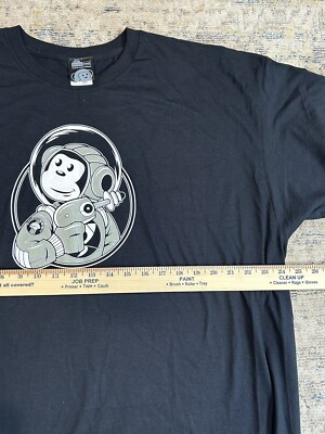 Think Geek Stuff For Smart Masses Astronaut Monkey Graphic T-Shirt