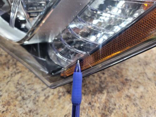 Fits 2013-2016 Hyundai Santa Fe Right Lh Driver Halogen Headlight Read - Picture 2 of 15