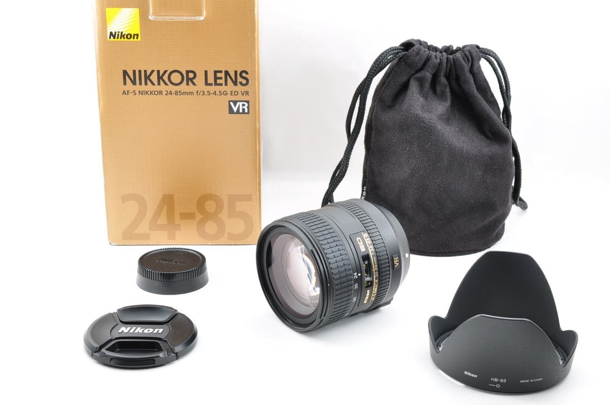 Near Mint* Nikon AF-S Nikkor 24-85mm f/3.5-4.5 G ED VR Lens JAPAN