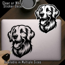 Golden Retriever Pet Dog Vinyl Decal Sticker Indoor Outdoor 4 Sizes