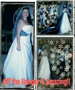 teal and silver wedding dresses