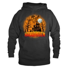 Halloween Costume Spooky Witches Pumpkin Ghost Graphic Hoodie