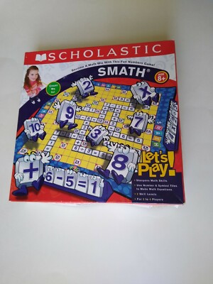 Smath Let's Play Scholastic Math Game addition multiplication division subtract