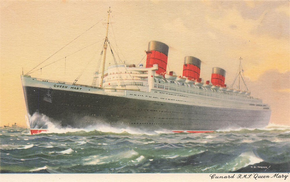 RMS Queen Mary Steamship by Cunard White Star Line