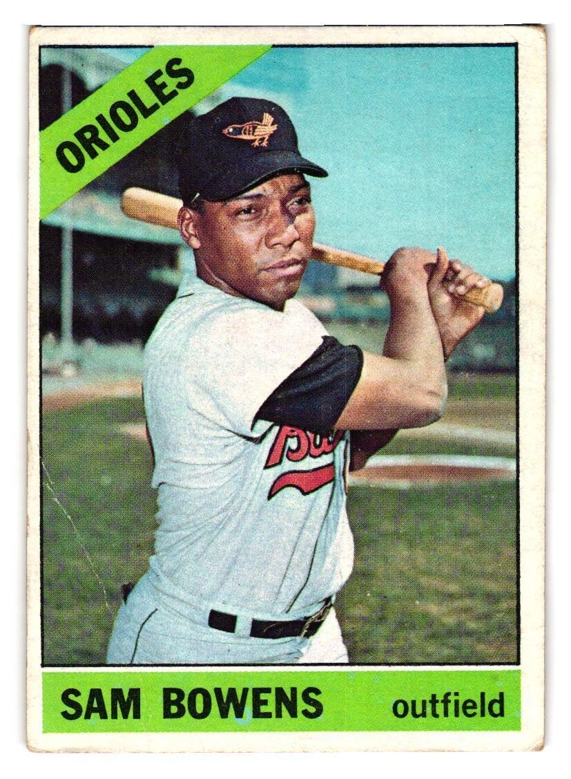 1966 Topps - #412 Sam Bowens