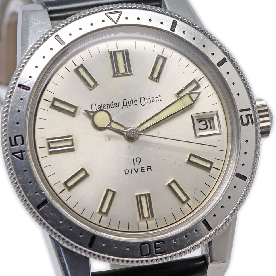 ORIENT calendar Auto Orient 19 divers T-19735A Men's watch From