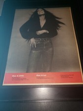 Cher Long Distance Love Affair Rare Original Promo Poster Ad Framed!