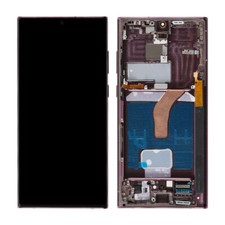 A Small OLED For Samsung Galaxy S22 Ultra S908B/E LCD Display Touch Screen Part
