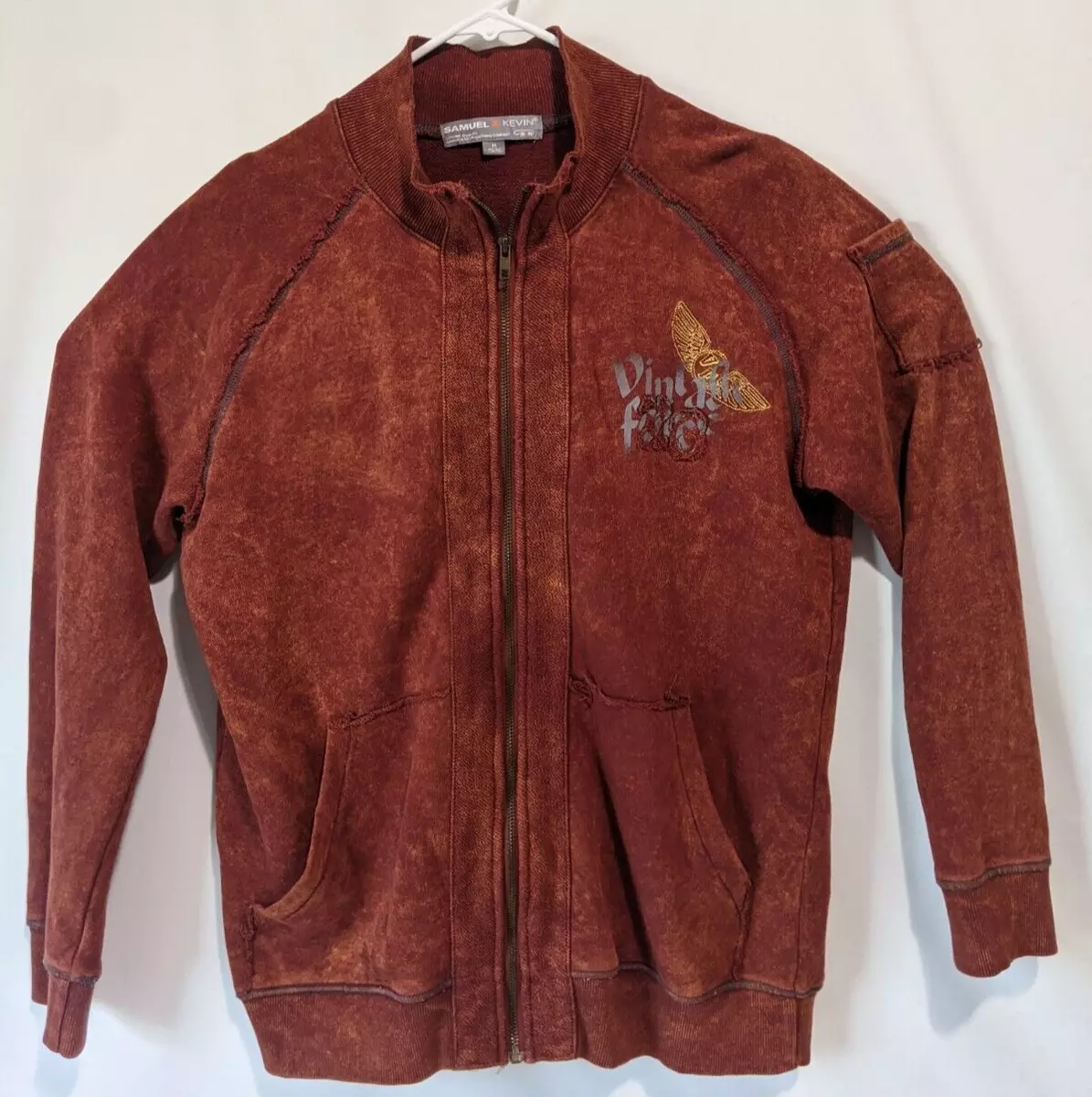 Samuel And Kevin Light Sweatshirt Jacket Mens Size Medium