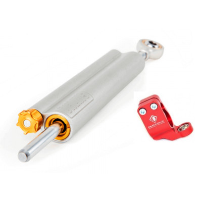 Ducabike Ducati 748 916 996 998 Öhlins Lenkungsdämpfer + Schelle - Rot
