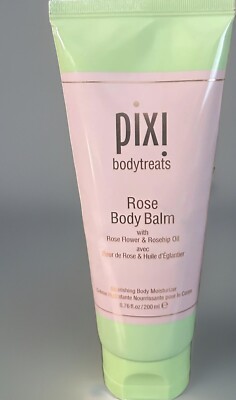 PIXI Body Treats Rose Body Balm / Moisturizer 6.76Oz Full Size + FREE PEARL Ear