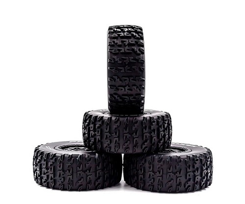 Juego de llantas y neumáticos de goma de curso corto hexagonales de 12 mm para 1/10 TRAXXAS SLASH 4X4 SENTON - Imagen 8 de 19