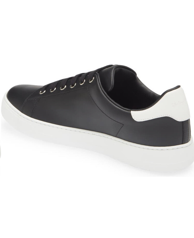 New Salvatore Ferragamo Leather Low Top Men Pierre Sneaker  display picture 1