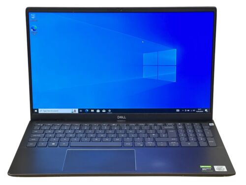 Fast Dell Vostro 7500 15.6" i7 10750H 16GB 1TB NVMe GTX 1650Ti Windows 10 Laptop - Picture 1 of 13