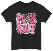Pink Out Football Team Breast Cancer Awareness Month T-Shirt