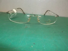 Naturally Rimless NR 104 Champagne Eyeglasses Frames 50 17 135