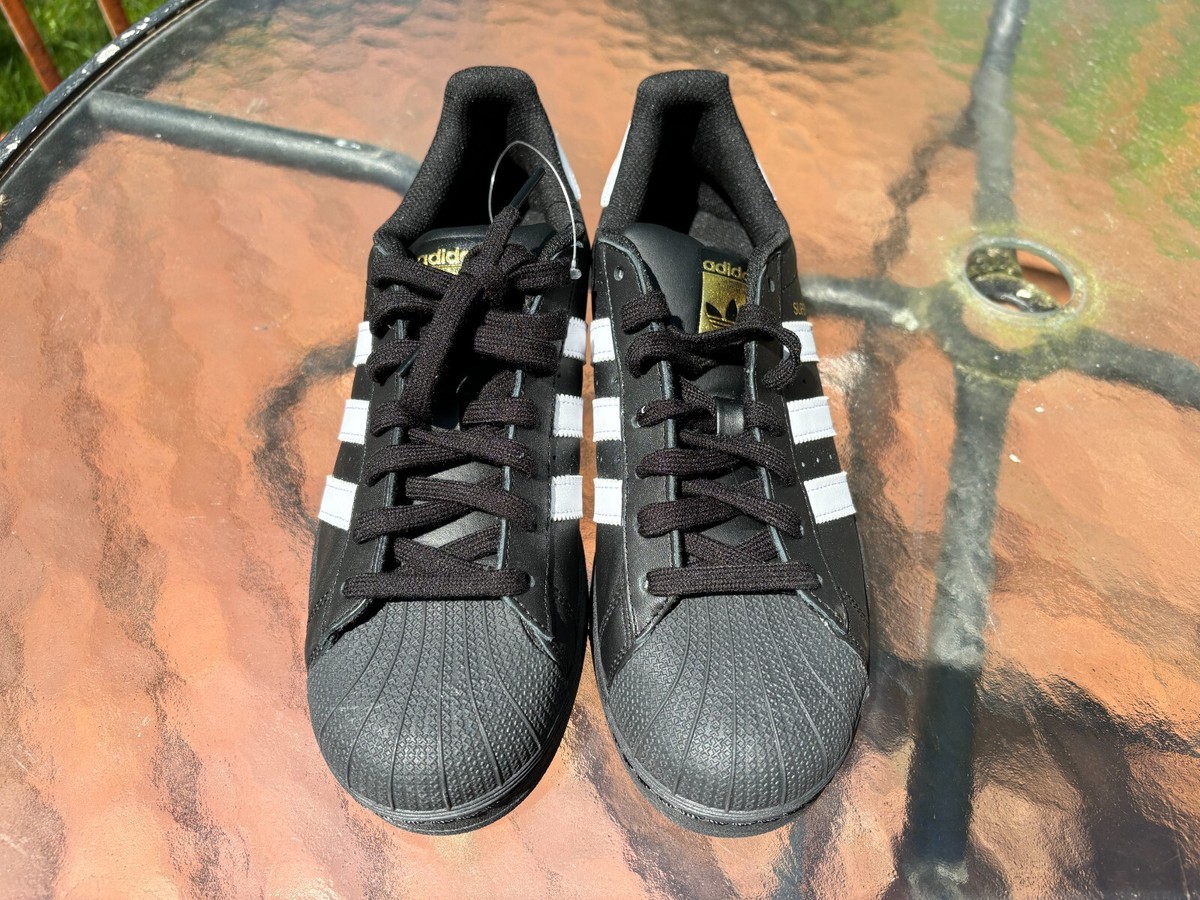 Size 8 - adidas Superstar Core Black for sale online | eBay