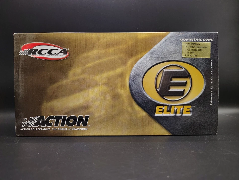 Dodge Intrepid Jamie McMurray #1 2003 transporte amarillo 1:24 RCCA Elite Foto 2 de 4