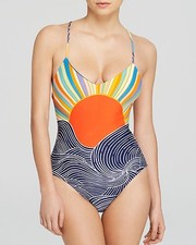 NWOT MARA HOFFMAN MISUN LATTICE REVERSIBLE SWIMSUIT XS XSMALL  SFS