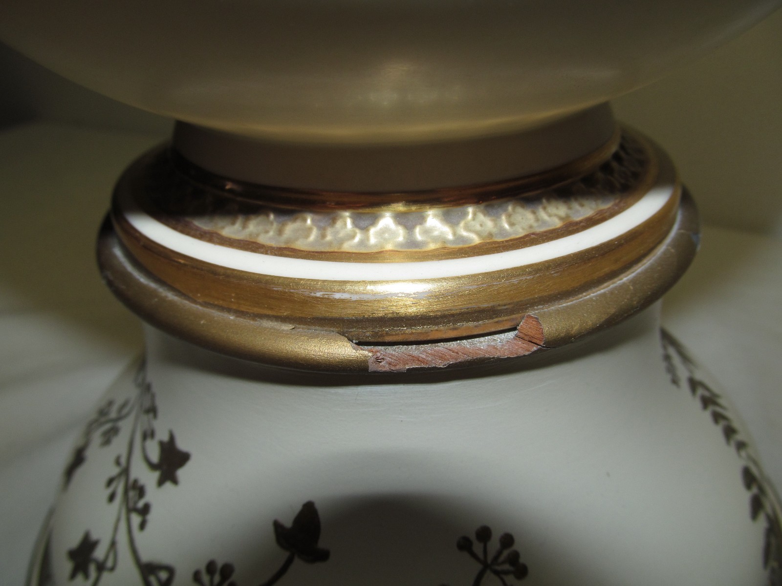 ROYAL WORCESTER ANTIQUE TABLE LAMP eBay